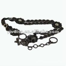 Metal Chain With PU Belts For Garments Accessories